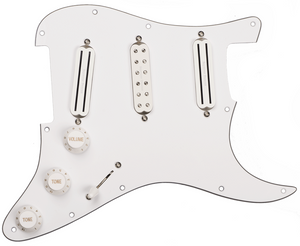SEYMOUR DUNCAN Dave Murray Signature Prewired/Loaded WHITE Pickguard for Strat