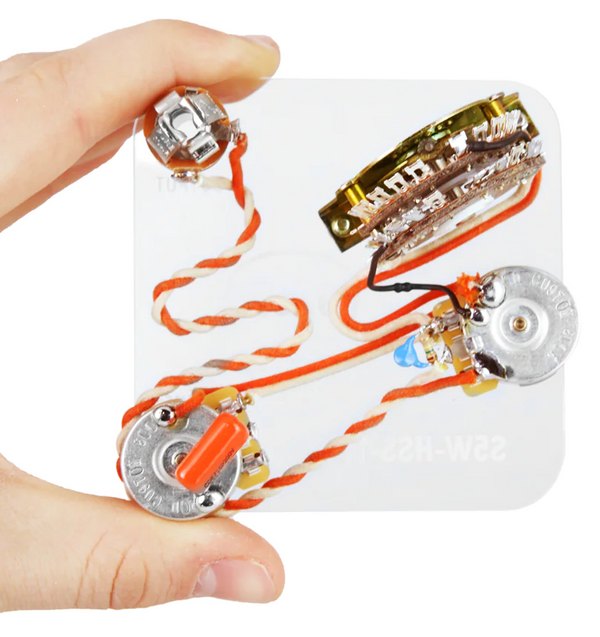 920D Custom S5W-HSS-1T Single-Tone 5-Way Wiring Harness for Strat