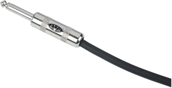 EVH Eddie Van Halen Series Electric Guitar Cable, Black, Straight Ends, 14' ft.