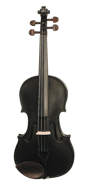 Stentor Harlequin Series 3/4 Size Violin Outfit with Case - Black