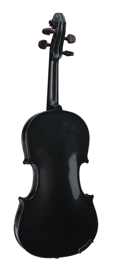 Stentor Harlequin Series 3/4 Size Violin Outfit with Case - Black