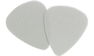 Genuine Fender Nylon Guitar Picks 12-Pack (1 Dozen)  .60mm - 098-6351-750