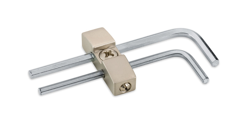 Schaller Germany Guitar Allen/Hex Key Wrench Holder with Wrenches, SATIN PEARL