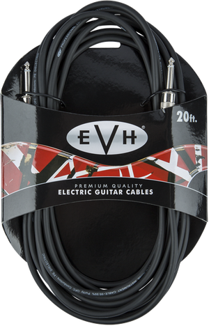 EVH Eddie Van Halen Series Premium Electric Guitar Cable, Straight Ends, 20' ft.