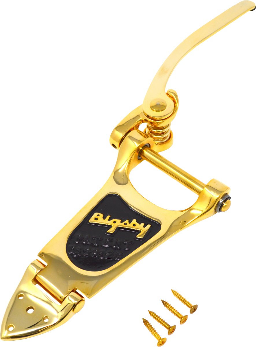 Bigsby B3 B3GLH Vibrato/Tremolo Tailpiece, LEFT-HANDED, GOLD