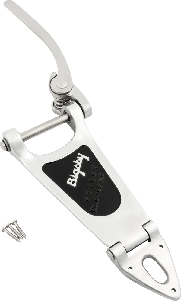 Bigsby B6 Vibrato/Tremolo Tailpiece, Polished Aluminum Chrome