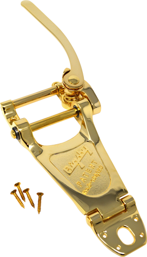 Bigsby B7G Vibrato/Tremolo Tailpiece, GOLD, Unpainted