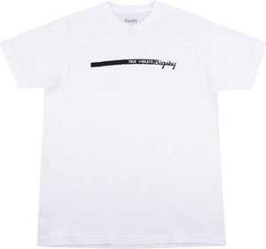 Bigsby "True Vibrato" Stripe Tee/T-Shirt, White, M, Medium