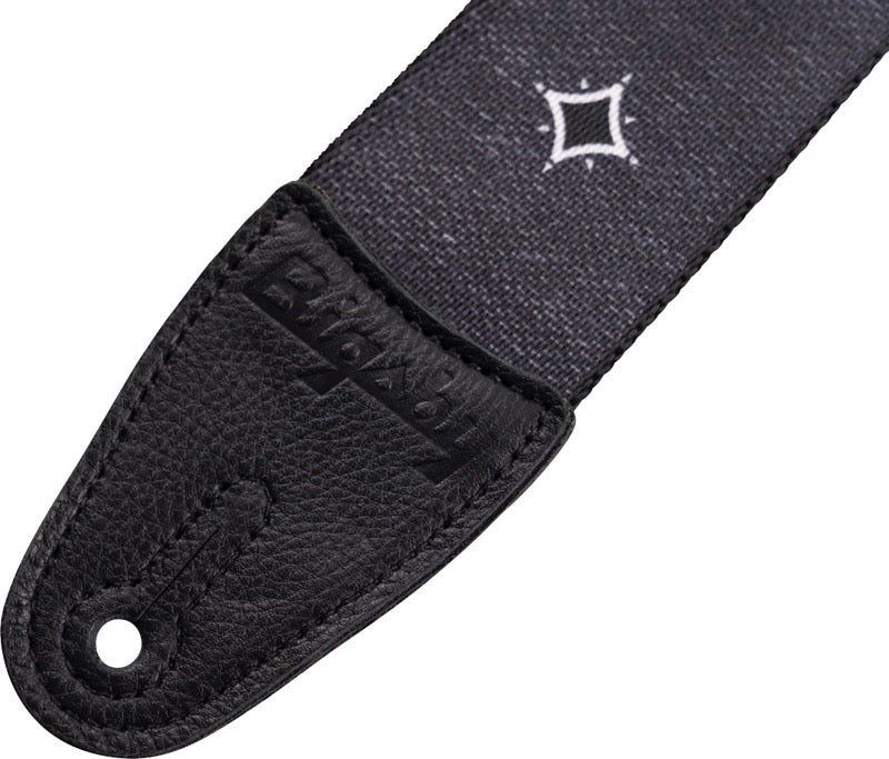 Bigsby Star Graphic Adjustable Guitar Strap, Black, 2" 180-2726-001
