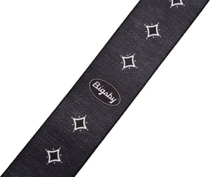 Bigsby Star Graphic Adjustable Guitar Strap, Black, 2" 180-2726-001