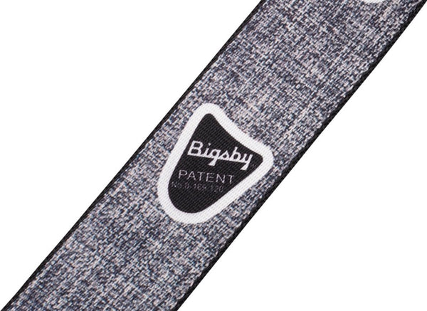 Bigsby Patent Pending Adjustable Guitar Strap, Gray, 2" Wide 180-2726-005