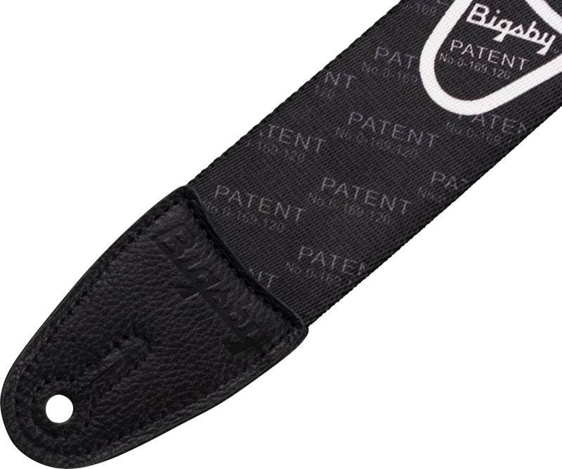 Bigsby Patent Pending Adjustable Guitar Strap, Black, 2" 180-2726-006