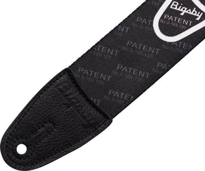 Bigsby Patent Pending Adjustable Guitar Strap, Black, 2" 180-2726-006