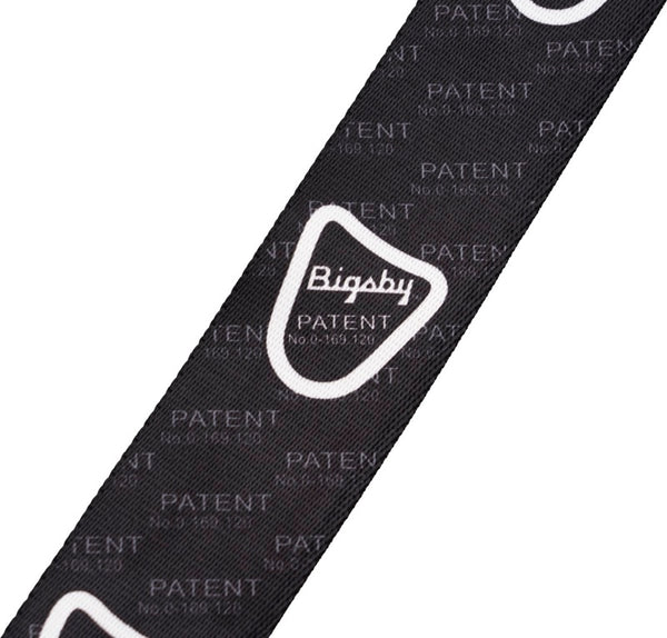 Bigsby Patent Pending Adjustable Guitar Strap, Black, 2" 180-2726-006