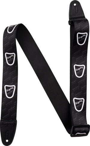 Bigsby Patent Pending Adjustable Guitar Strap, Black, 2" 180-2726-006