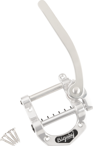 Bigsby Licenced Bigsby B500 Vibrato/Tremolo Tailpiece, Polished Aluminum Chrome