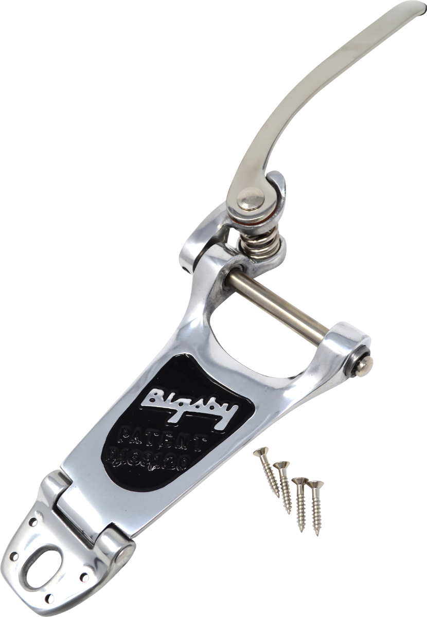 Bigsby B3LH Vibrato/Tremolo Tailpiece, LEFT-HANDED, Polished Aluminum Chrome