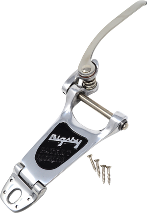 Bigsby B3LH Vibrato/Tremolo Tailpiece, LEFT-HANDED, Polished Aluminum Chrome