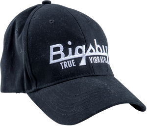 Bigsby True Vibrato Guitar Player Black Flexfit Hat with Logo, Size Large/XL