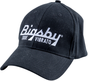 Bigsby True Vibrato Guitar Player Black Flexfit Hat with Logo, Size Large/XL