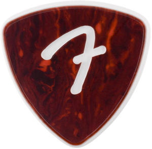 Genuine Fender F-Grip 3-Ply Guitar Picks - 346 Shape - Tortoise Shell - 3 PACK