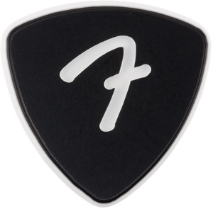 Genuine Fender F-Grip 3-Ply Guitar Picks - 346 Shape - Black - 3 PACK