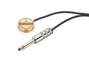 Schaller Germnay S/P Oyster Piezo Acoustic Instrument/Guitar Pickup, Brass