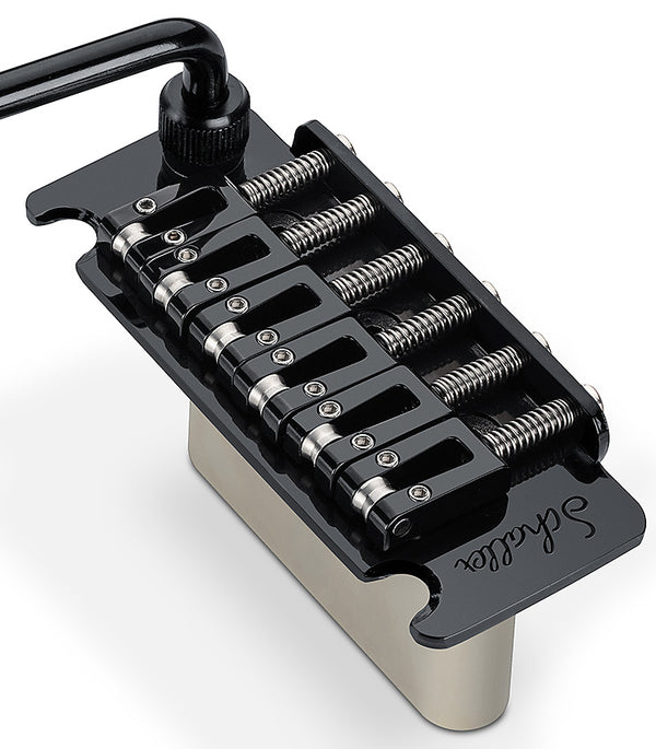 Schaller Germany Vintage Tremolo with Roller Saddles for Fender Strat, BLACK