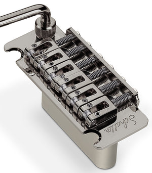 Schaller Germany Vintage Tremolo with Roller Saddles for Fender Strat, RUTHENIUM