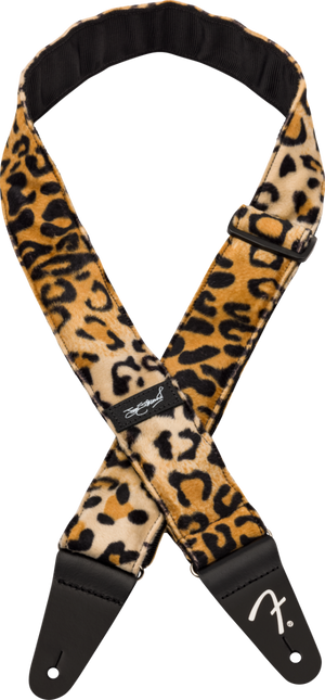 Fender Joe Strummer Signature Faux-Fur Leopard Print Guitar Strap