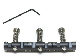 Graph Tech 3-Saddle Compensated Barrel Set for Tele/Telecaster Guitar, Black