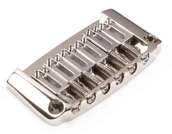 Hipshot Ibanez Gibraltar Replacement Hi-Mass Bridge 6-String, NICKEL 4IBG06N