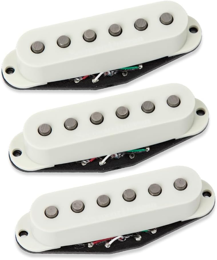 Seymour Duncan Hot Chicken Strat/Stratocaster Complete Pickup Set, OFF-WHITE