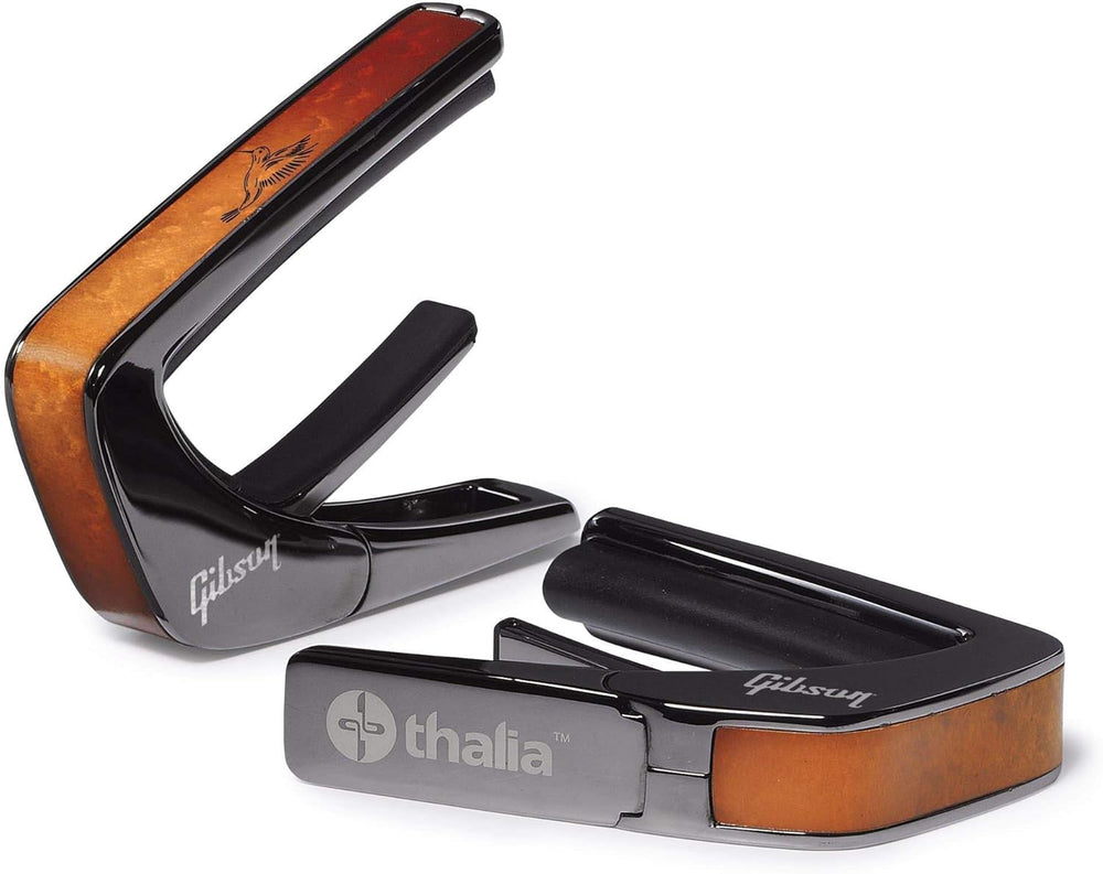Thalia X Gibson Guitars Hummingbird Sunburst Capo, Black Chrome