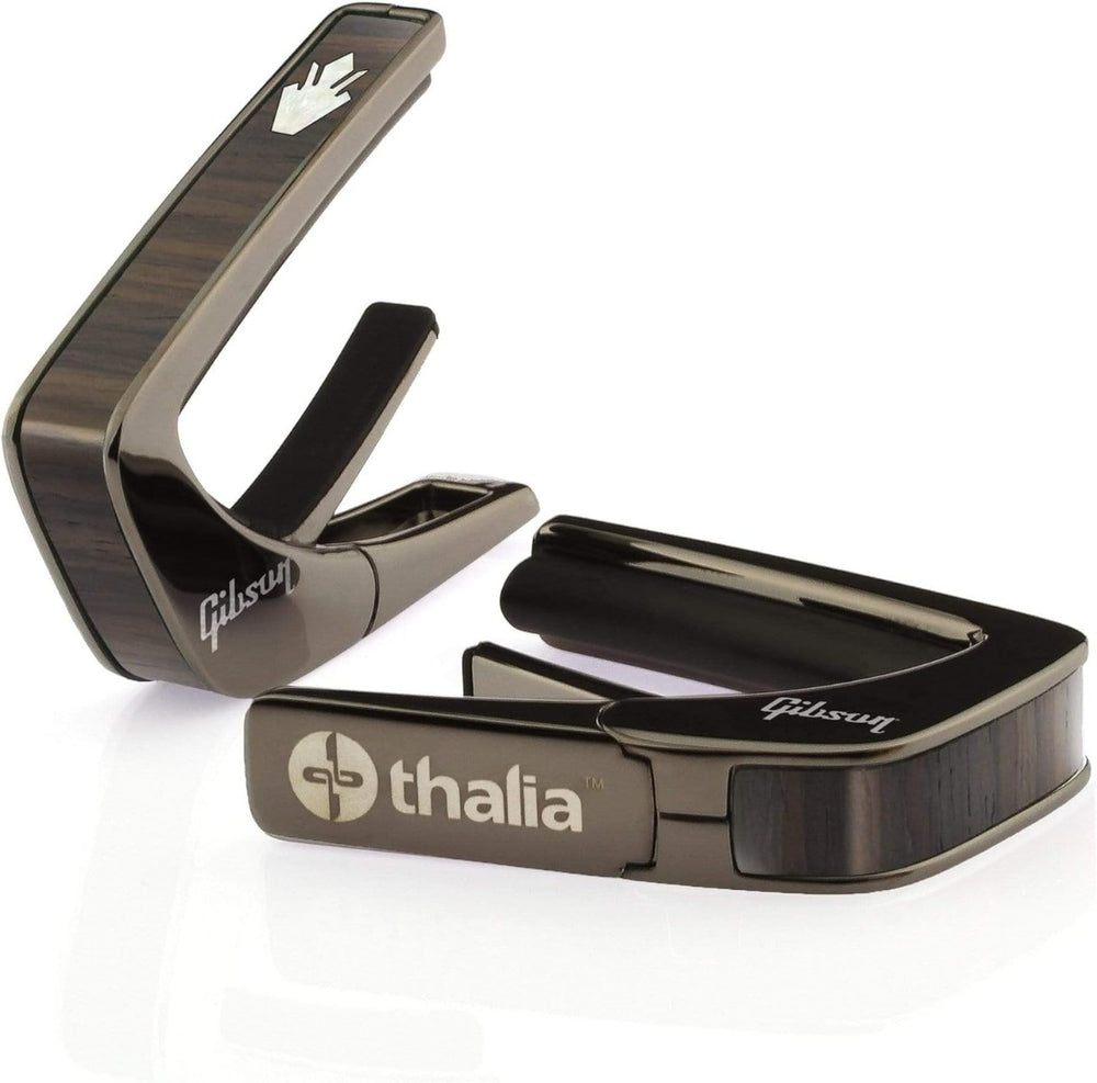 Thalia X Gibson Guitars Mother of Pearl Holly Capo, Black Chrome