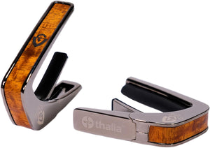 Thalia X Guild Guitars G-Shield on Koa Capo, Black Chrome