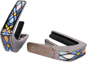 Thalia Deluxe Series Guitar Capo - Stained Glass, Black Chrome