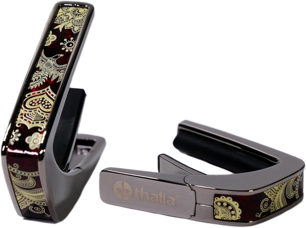 Thalia Deluxe Series Guitar Capo - Crimson Phoenix, Black Chrome