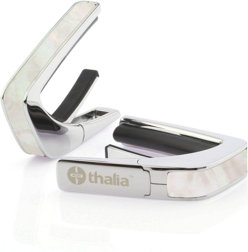 Thalia Shell Collection Guitar Capo - White Mother of Pearl, Chrome