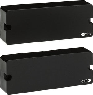 EMG DE David Ellefson Signature 5-String Soapbar Bass Guitar Pickup Set - BLACK