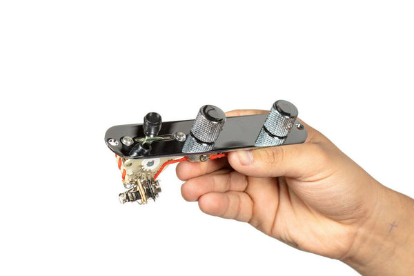 920D T4W-REV-C 4-Way Control Plate for T-Style Guitar, Reverse w/ Volume Forward