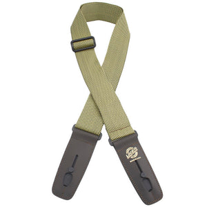 Lock-It Designer Series 2" Guitar Strap - Jacquard Yellow Tweed