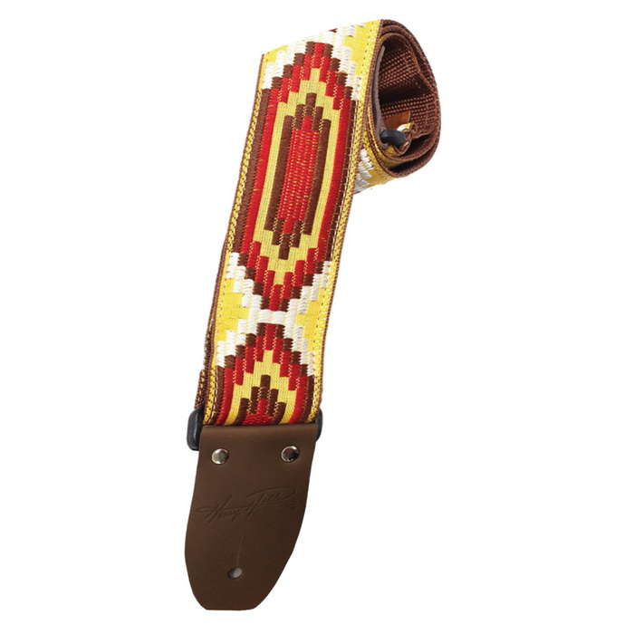 Henry Heller Vintage Deluxe Reissue Guitar Strap, Jacquard Southwest - HVDX-01