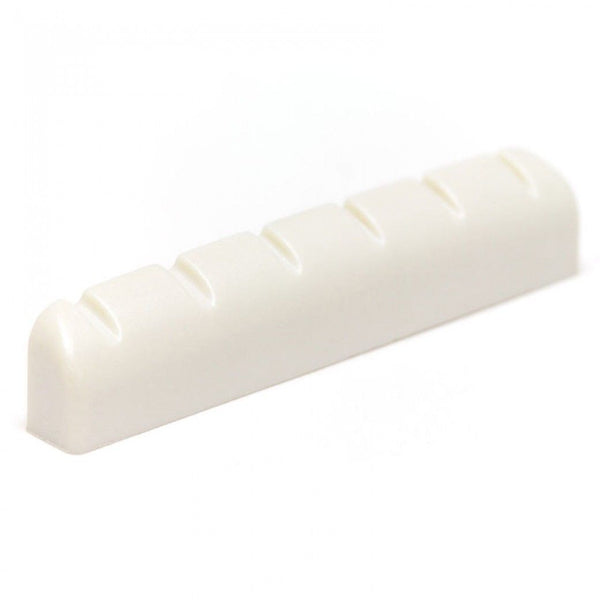 Graph Tech TUSQ Slotted 6-String White Acoustic Guitar Nut, PQ-1728-00