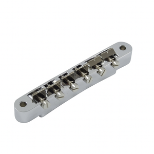 Advanced Plating ABR-1 Bridge w/ Plated Brass Saddles for Gibson, CHROME