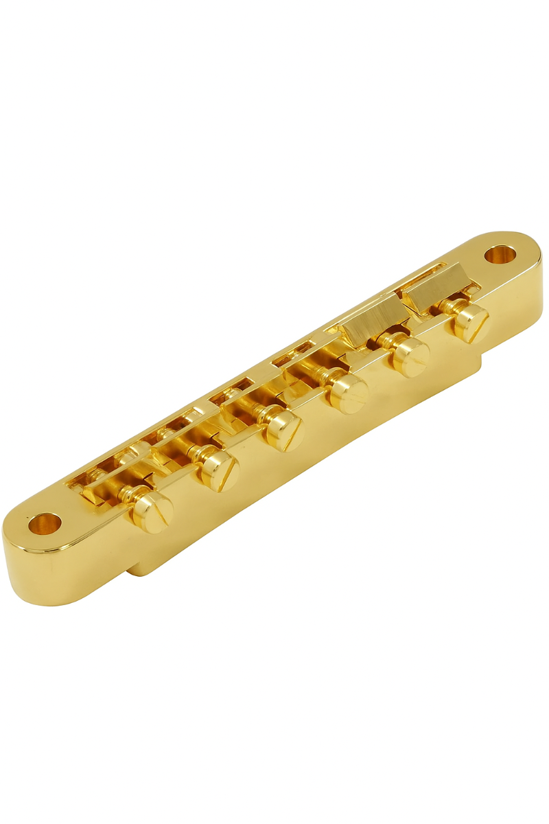 Advanced Plating ABR-1 Bridge w/ Plated Brass Saddles for Gibson, GOLD