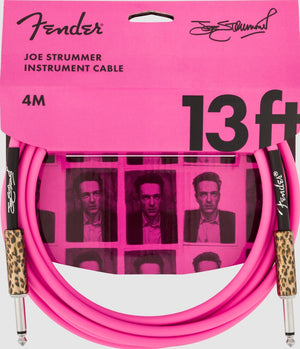 Fender Joe Strummer Signature Series 13' Instrument/Guitar Cable - Pink Leopard