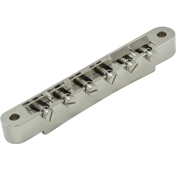 Advanced Plating ABR-1 Bridge w/ Plated Brass Saddles for Gibson, NICKEL
