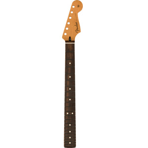 Fender Satin Roasted Maple Rosewood Strat Neck, 22 Jumbo Frets, 12", Flat Oval