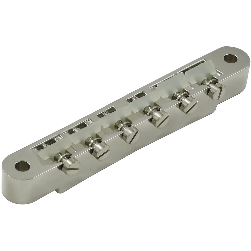 Advanced Plating ABR-1 Bridge w/ ABS Saddles for Gibson, NICKEL